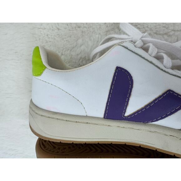 VERT V-12 White Leather Sneakers Women’s Size 7 - Picture 7 of 11